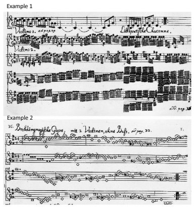 The Lilliputian Chaconne and the Brobdingnagian Guige